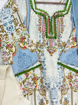 1289 Pakistani Embroidered Suit - Vandana Sobia Nazer