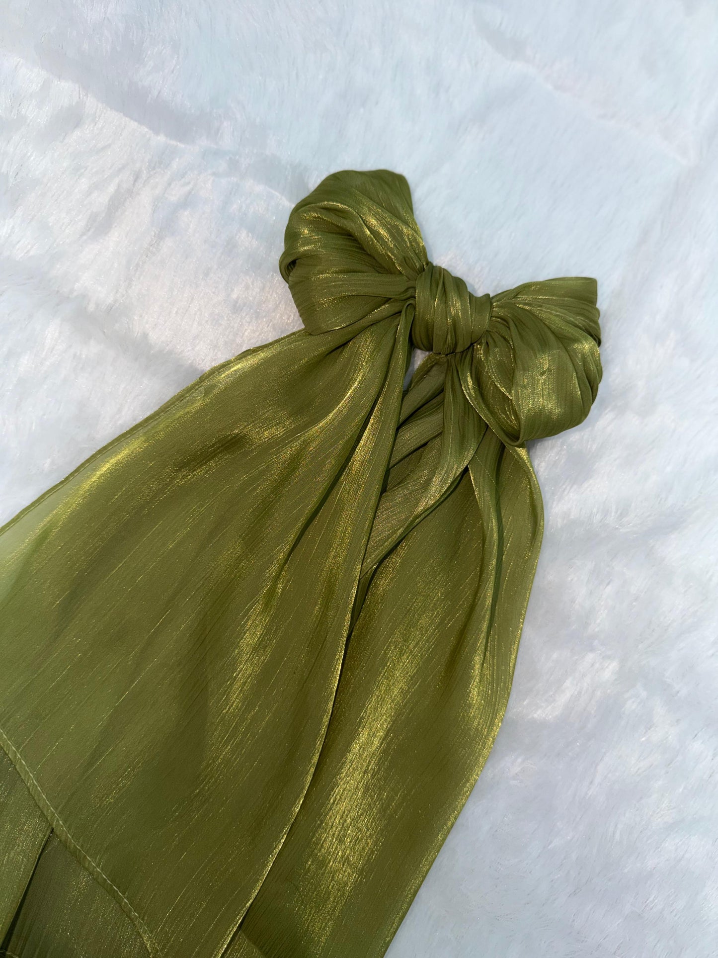 601 Organza Hijab - Lemon