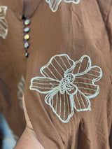 925 Modest Long Coord-Set -  Brown