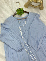 690 Casual Top - Sky Blue