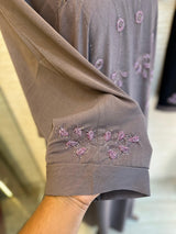 1116 The Premium Abaya - Taupe Gray