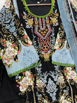 1314 Pakistani Embroidered Suit