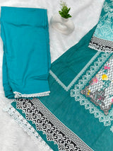 938 Pakistani Embroidered Suit