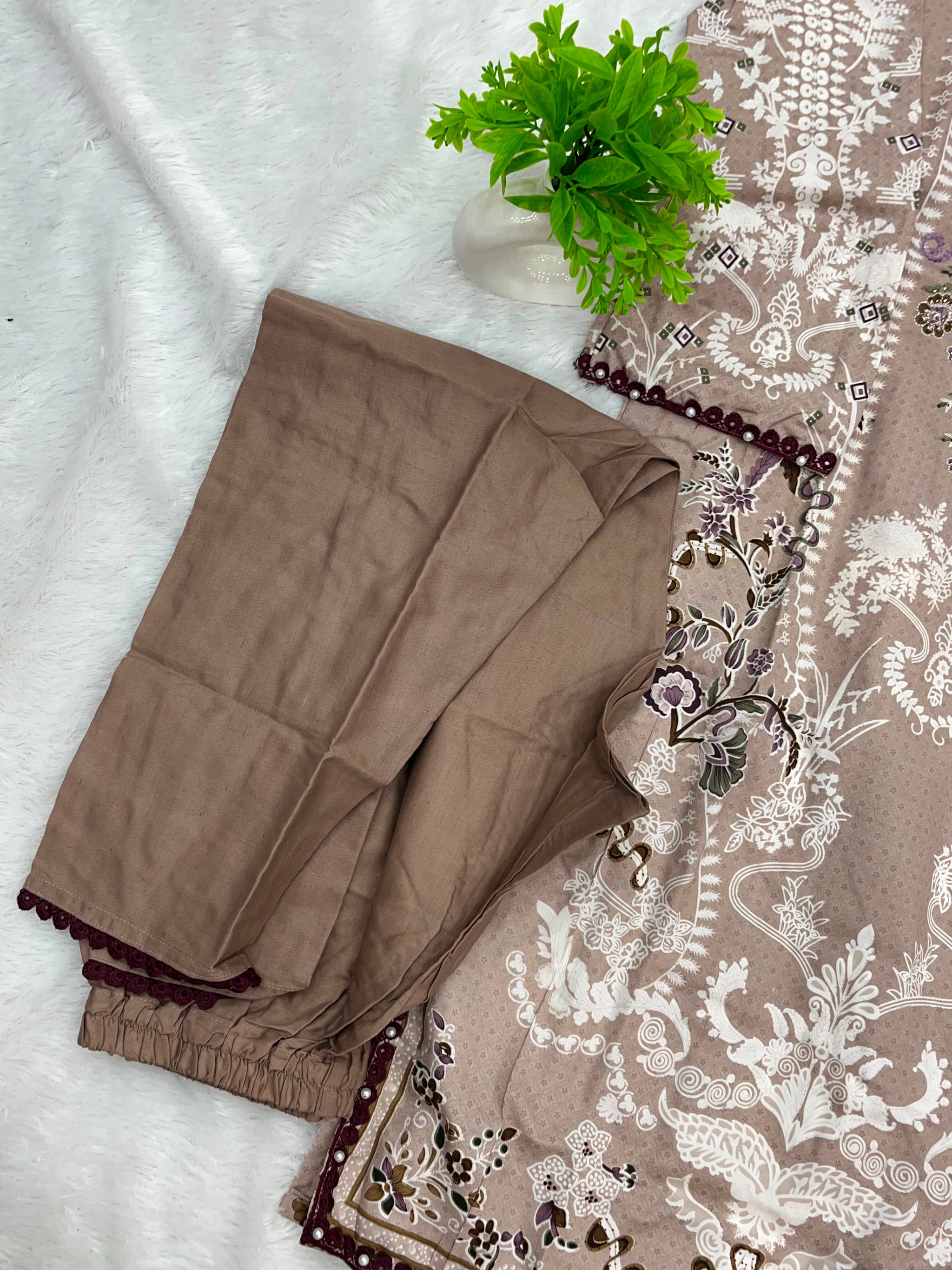 1317 Pakistani Embroidered Suit