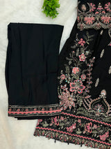 1146 Premium Pakistani Partywear - Black