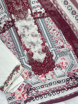745 Readymade Elaf Pakistani Floral Printed Lawn Suit