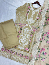 822 Pakistani Lawn Cotton Suit