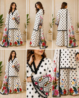 1355 Polka-Dot Floral Coordset