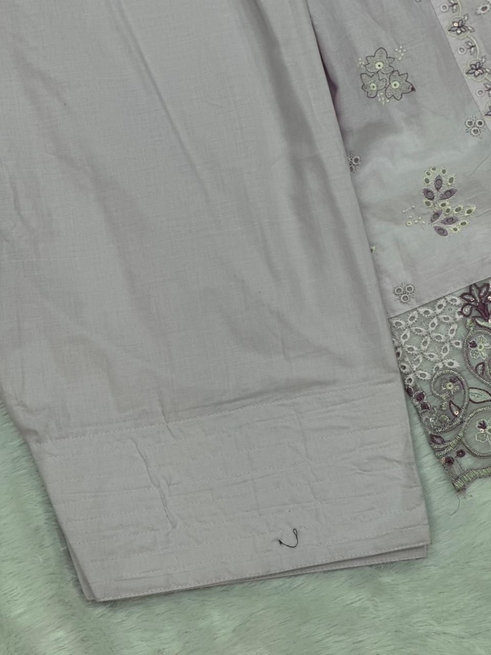 678 Pakistani Lawn Farshi Suit