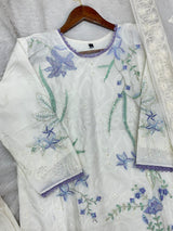 1364 Pakistani Embroidered Lawn Suit