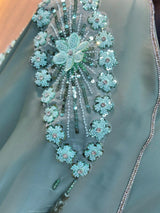 648 The Premium Abaya - Seafoam Green