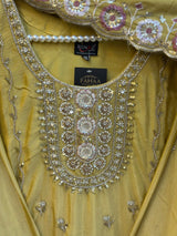 1784 Pakistani Party Wear - Mustard Yellow