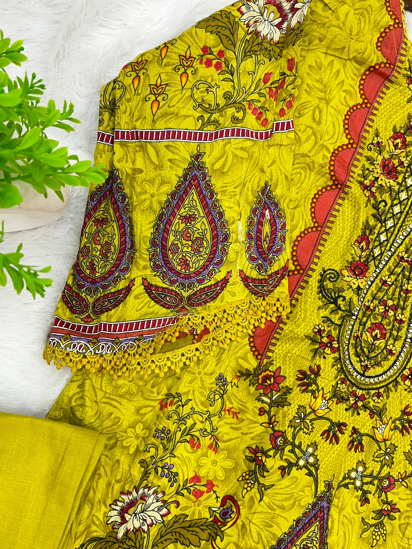1221 Pakistani Embroidered Suit