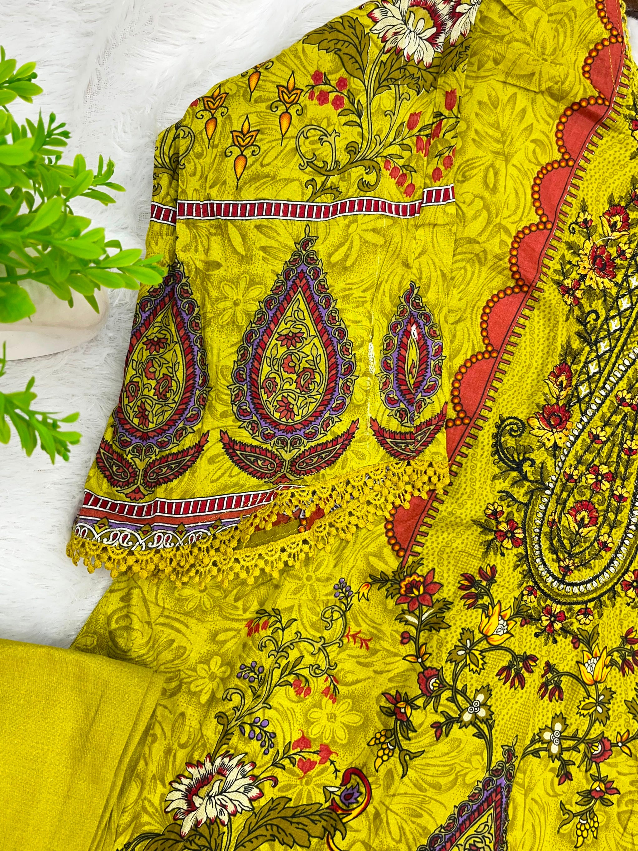1221 Pakistani Embroidered Suit
