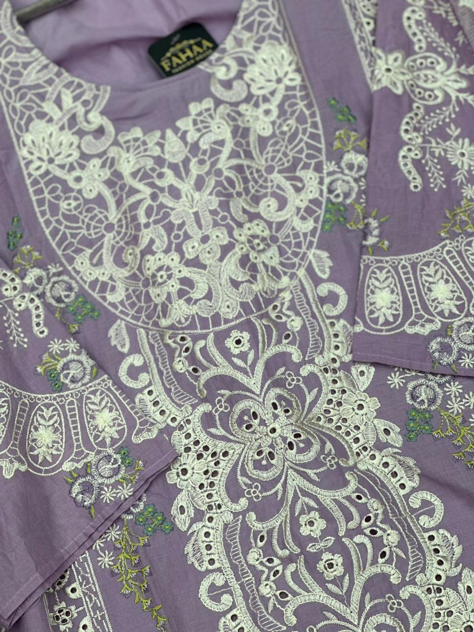 677 Pakistani Lawn Farshi Suit