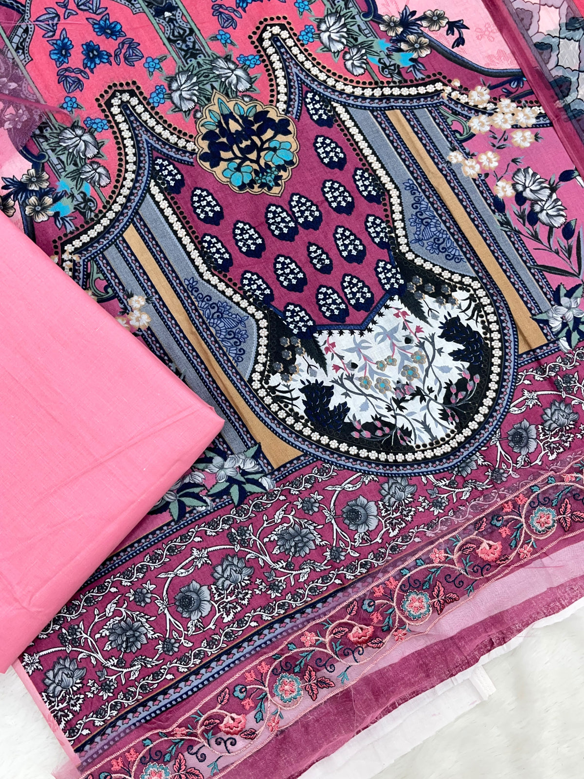 1410 Unstitched Casual Cotton Suit