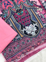 1410 Unstitched Casual Cotton Suit