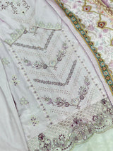 678 Pakistani Lawn Farshi Suit