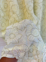 1204 Floral Hand-Work Partywear - Ivory