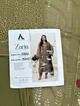 891 Unstitched OG Adan's Libas Zaria Chikankari Lawn Suit