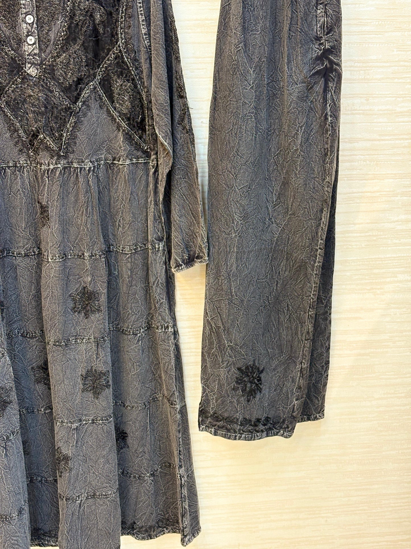 341 Imported Kashmiri Cord Sets - Charcoal Grey