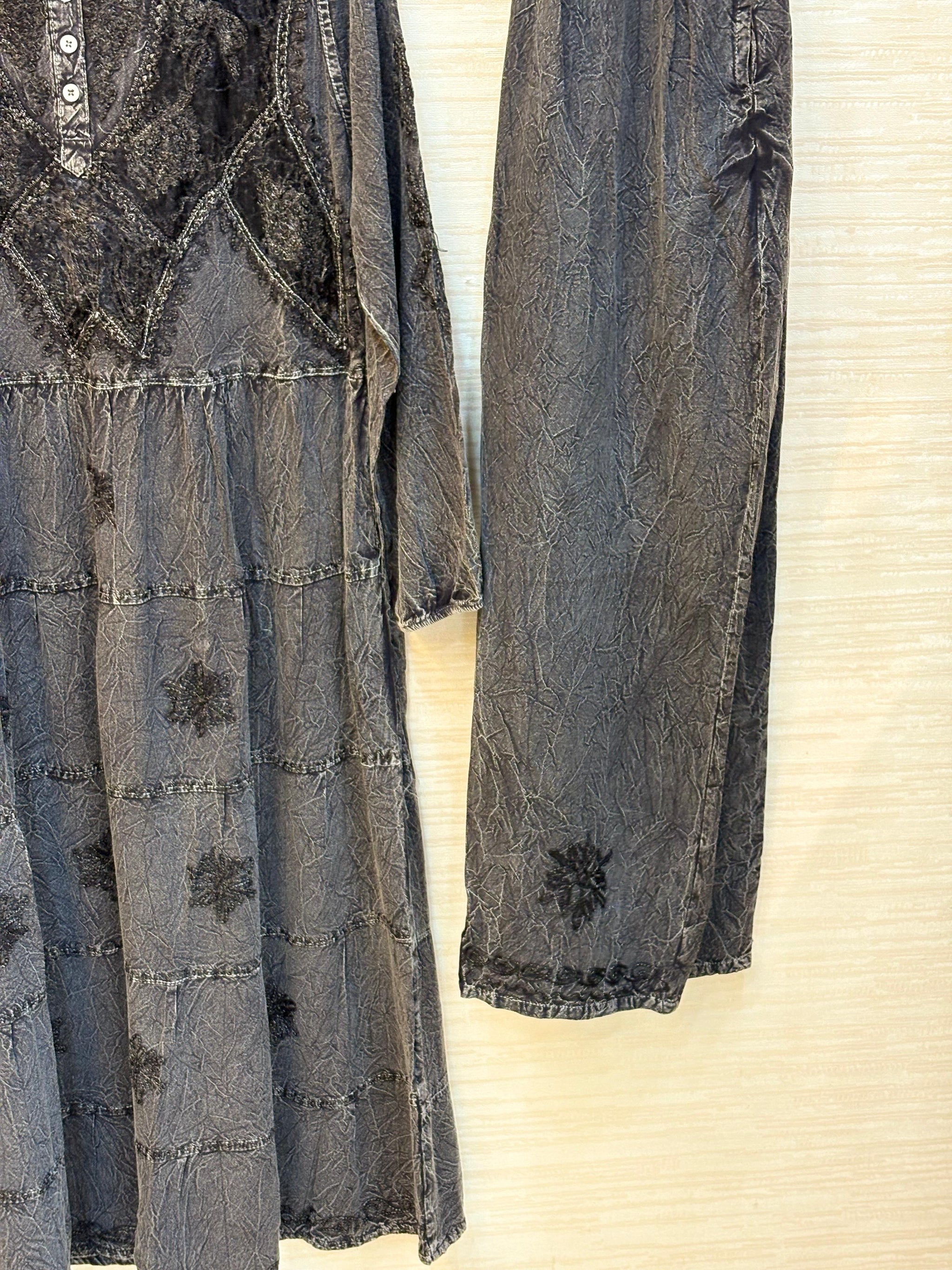 341 Imported Kashmiri Cord Sets - Charcoal Grey
