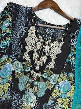 743 Readymade Jade Pakistani Floral Printed Lawn Suit