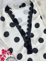 1355 Polka-Dot Floral Coordset