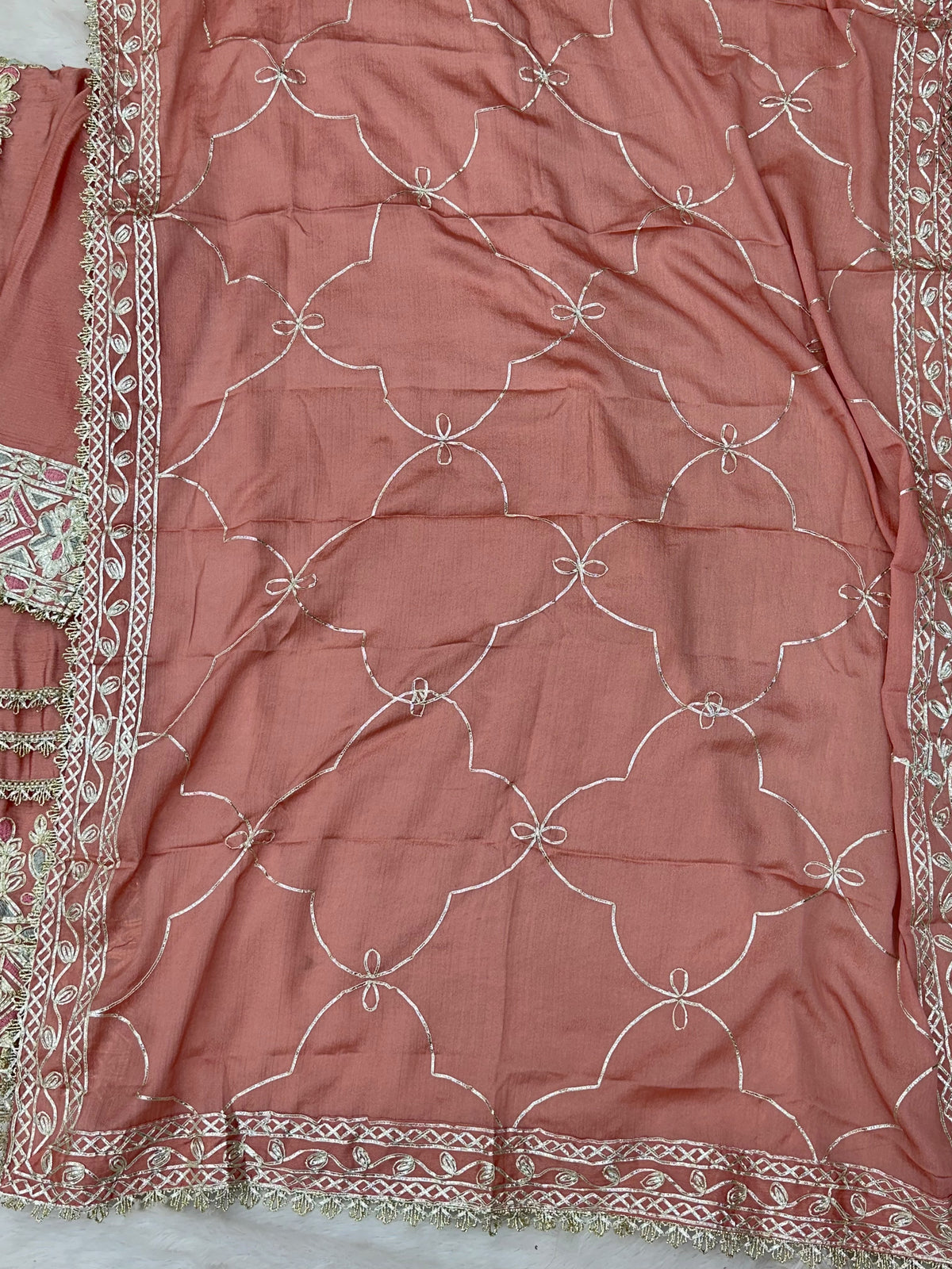 1435 Heavy Pakistani Partywear - Mauve Pink