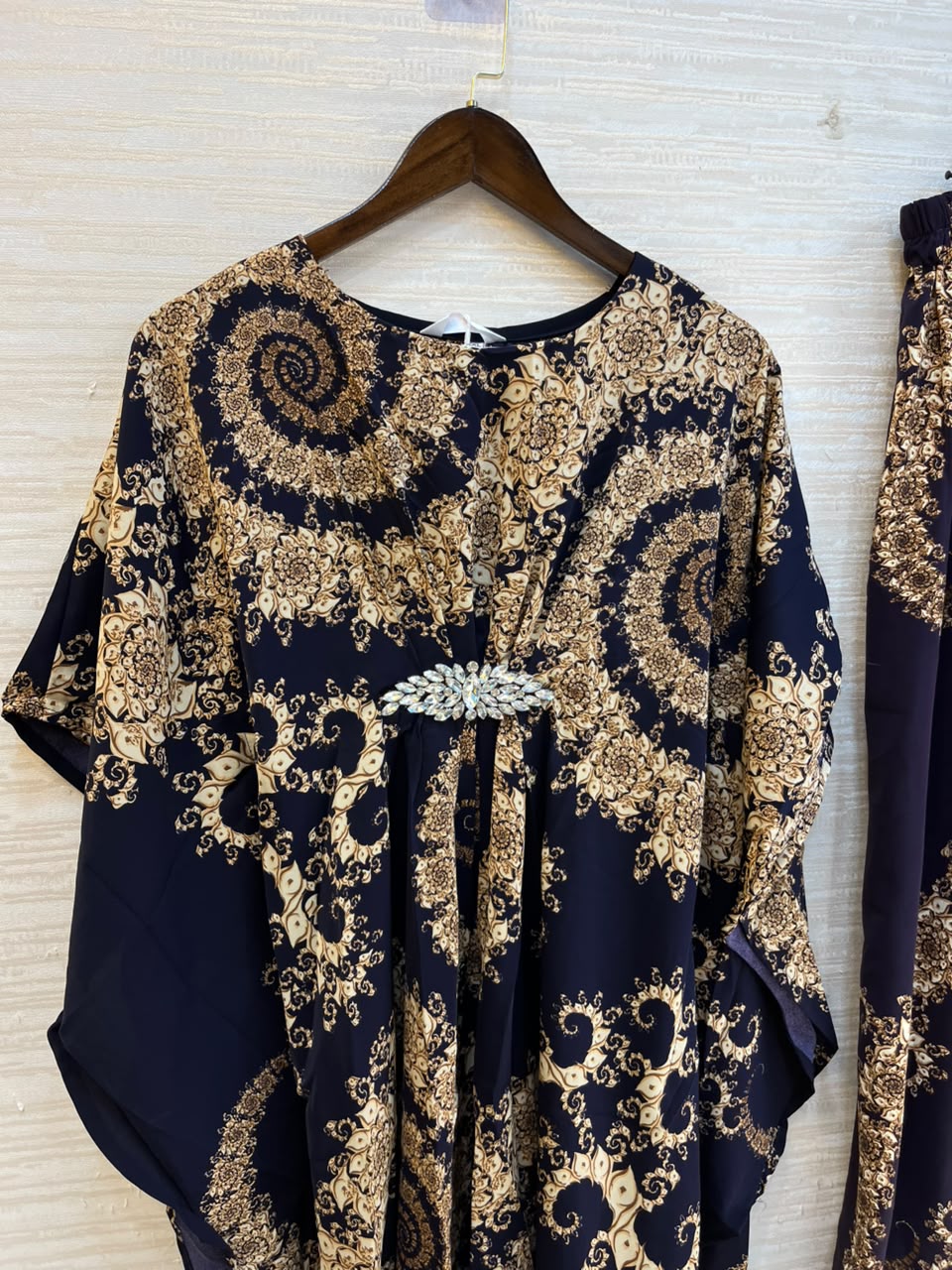 1201 Kaftan Coord Set - Royal Blue