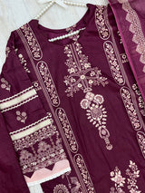 1508 Pakistani Embroidered Suit