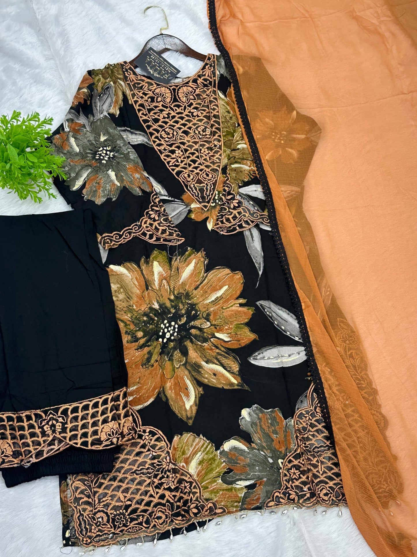 790 Readymade Pakistani Printed Coord-Set