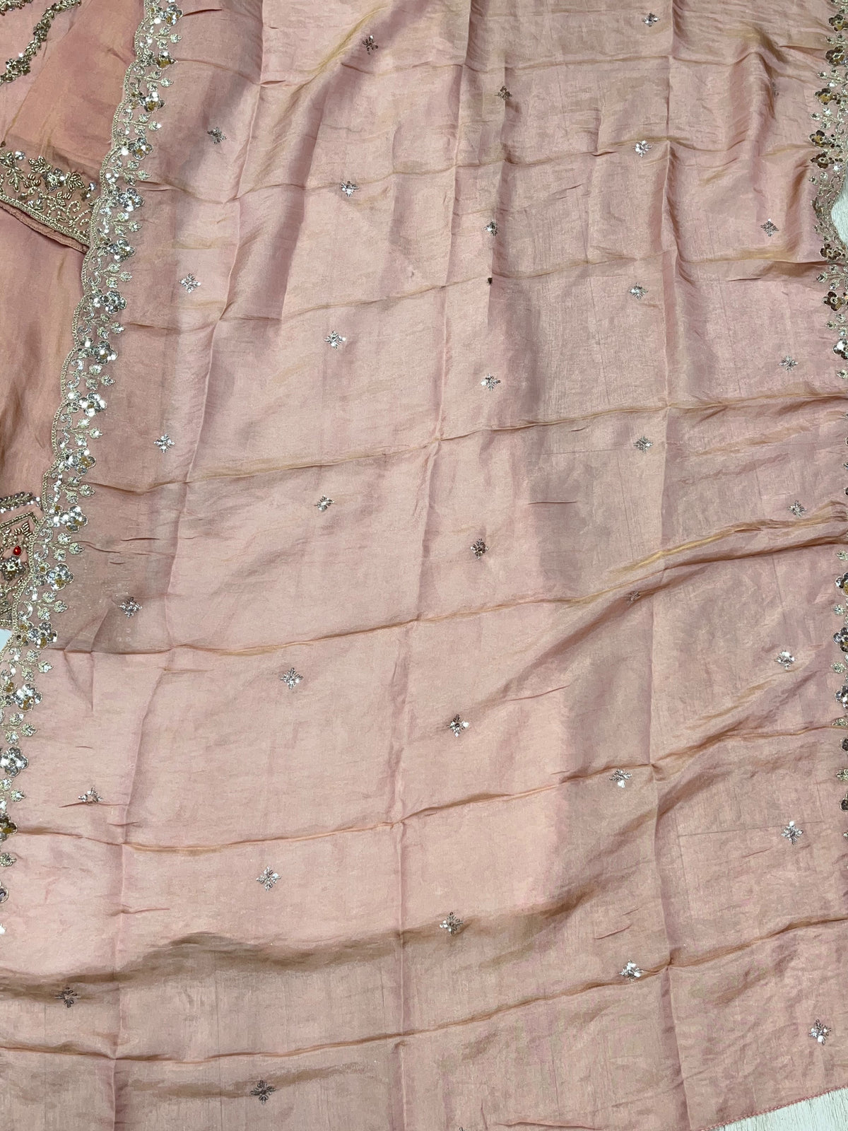 1425 Pakistani Sharara Set - Pista Green