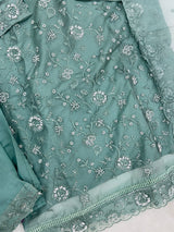 1432 Heavy Pakistani Partywear - Dusty Peach