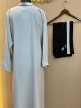 650 The Premium Abaya - Ice Blue