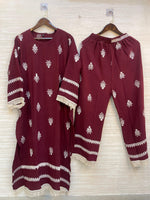 906 Modest Long Coord-Set - Magenta