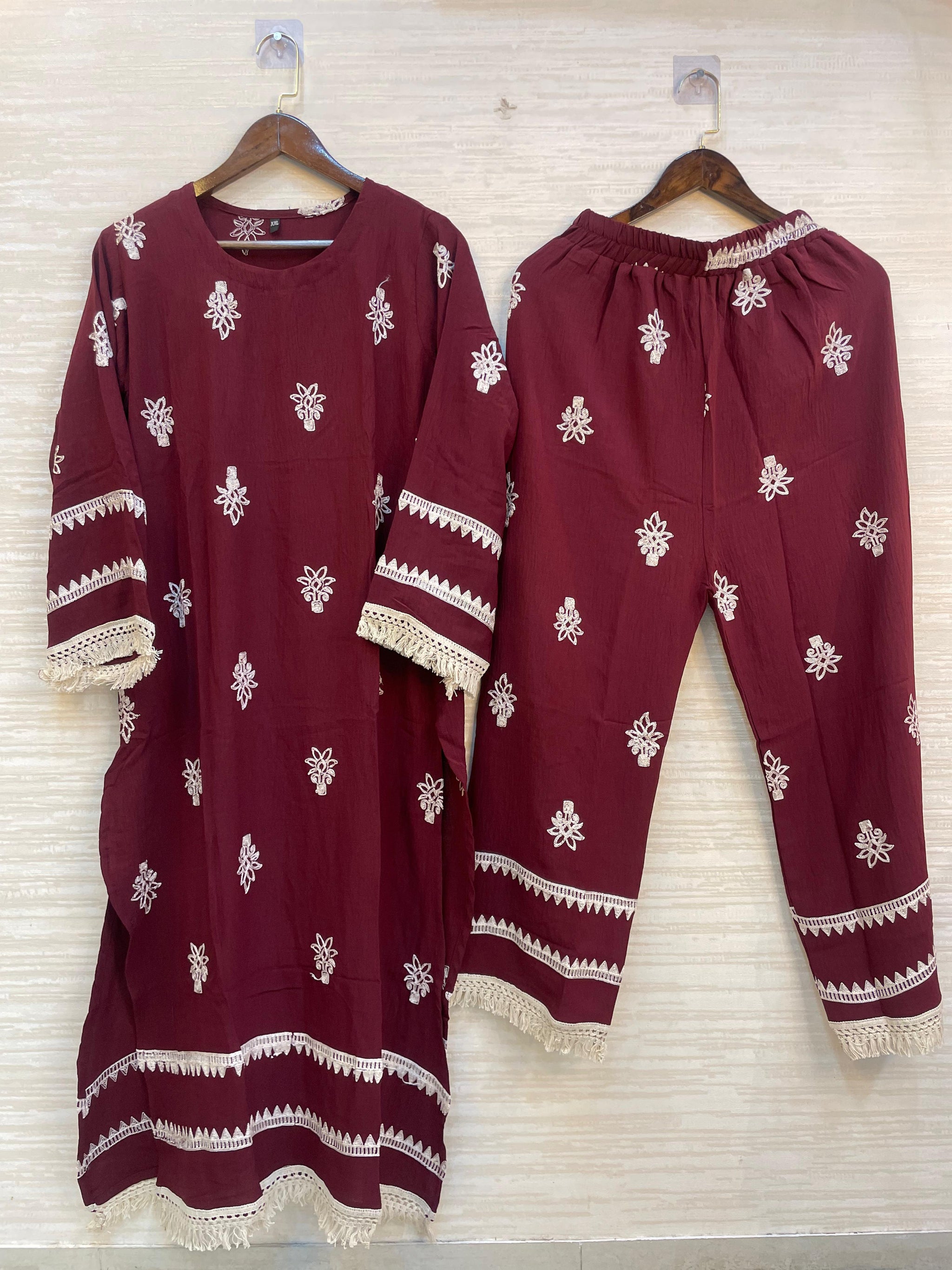 906 Modest Long Coord-Set - Magenta