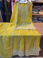 316 Imperial OG Husnara Gharara Set - Golden Citrine