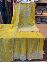 316 Imperial OG Husnara Gharara Set - Golden Citrine