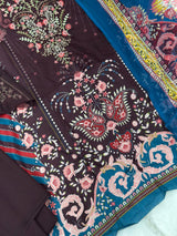 1004 Unstitched Casual Lawn Suit