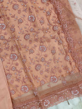 1432 Heavy Pakistani Partywear - Dusty Peach