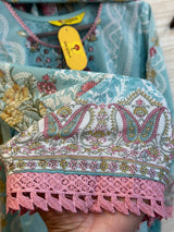 424 Jade Pakistani Embroidery Suit