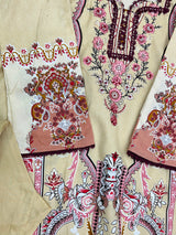 1293 Pakistani Embroidered Suit - Vandana Sobia Nazer