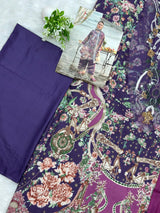 1000 Unstitched Casual Lawn Suit
