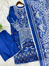 1374 Pakistani Embroidered Lawn Suit