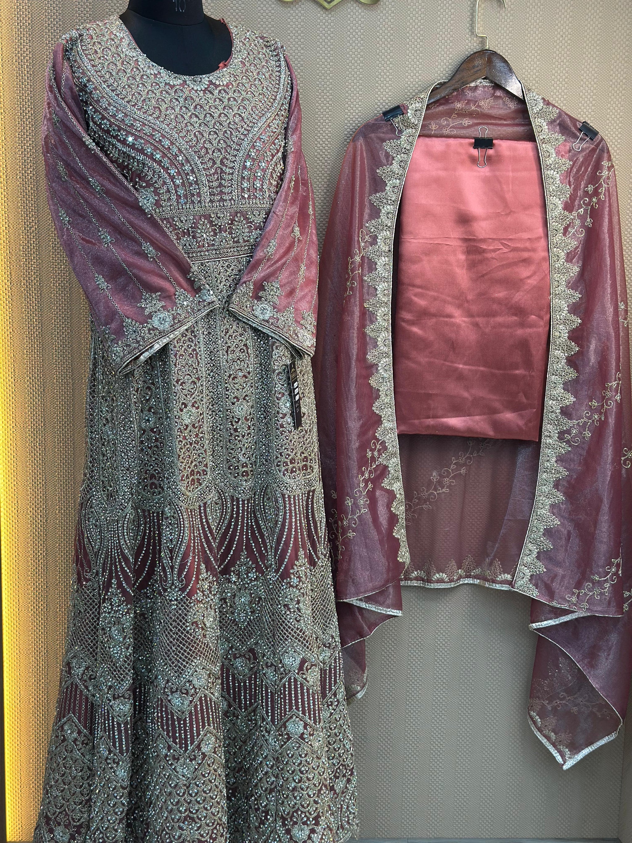 860 Readymade Anarkali Gown