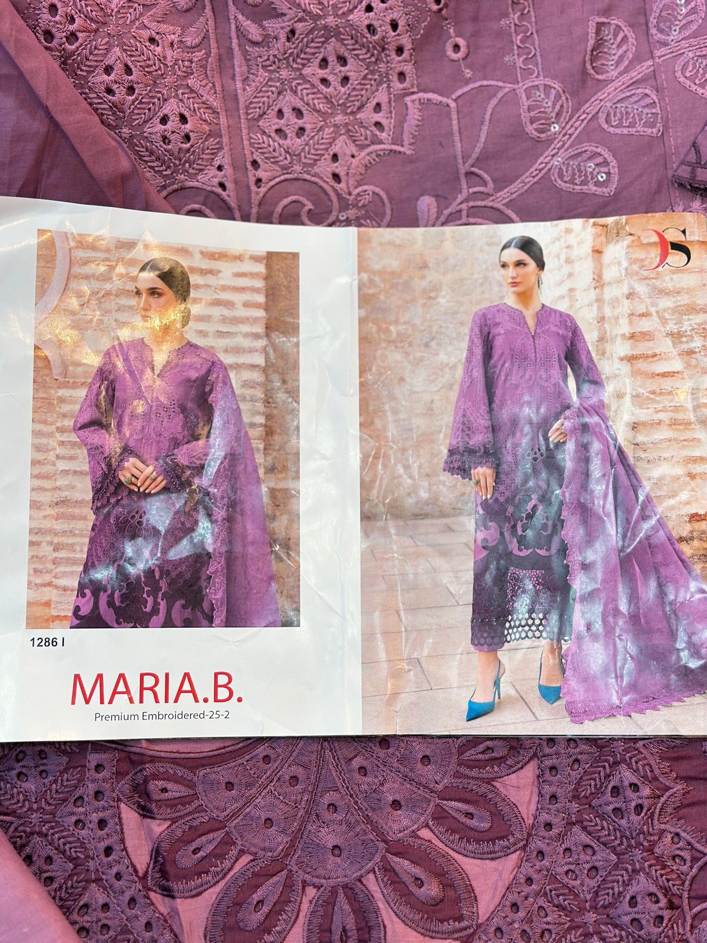 530 Maria-B Unstitched suit
