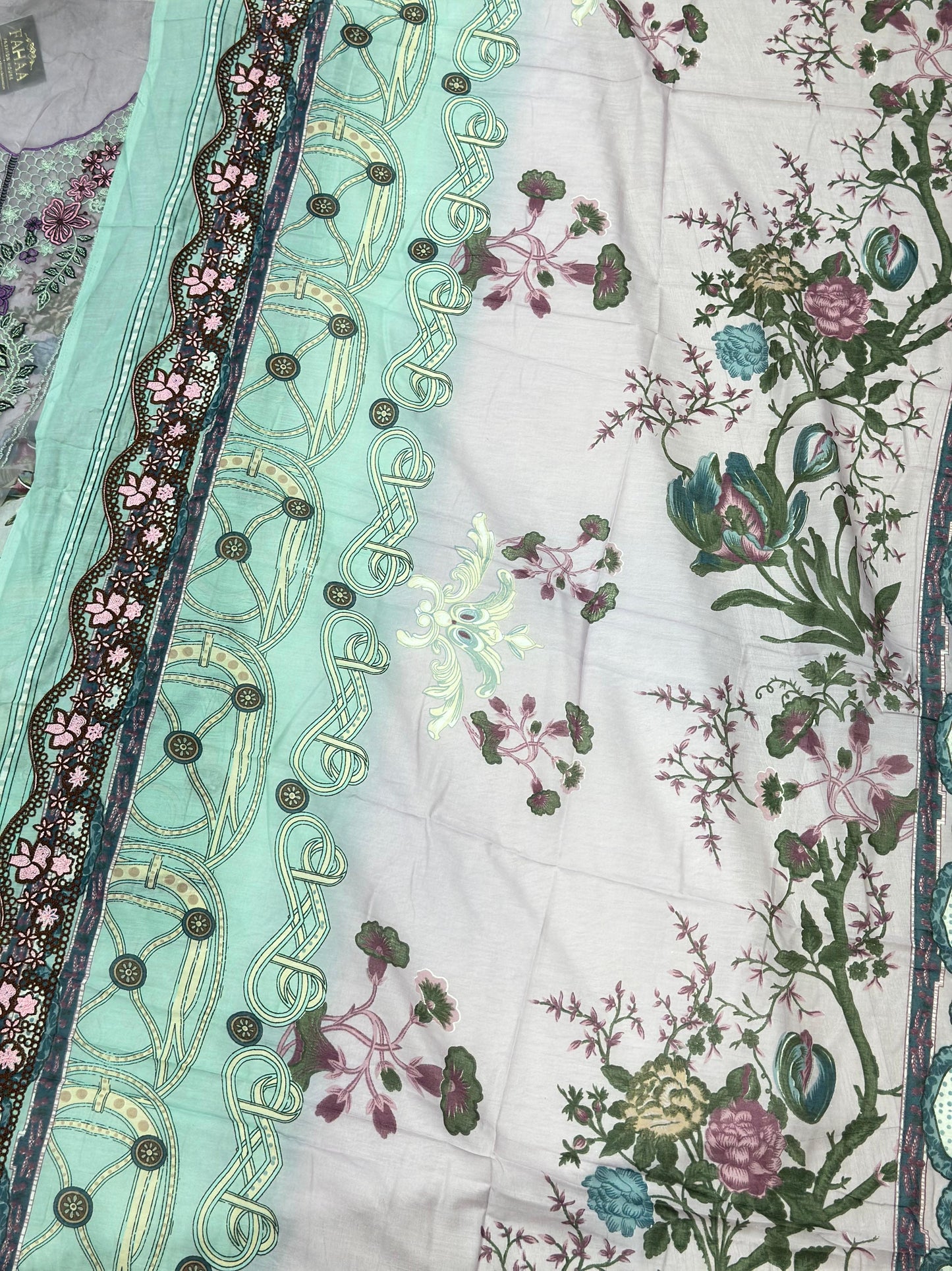 999 Unstitched Casual Lawn Suit