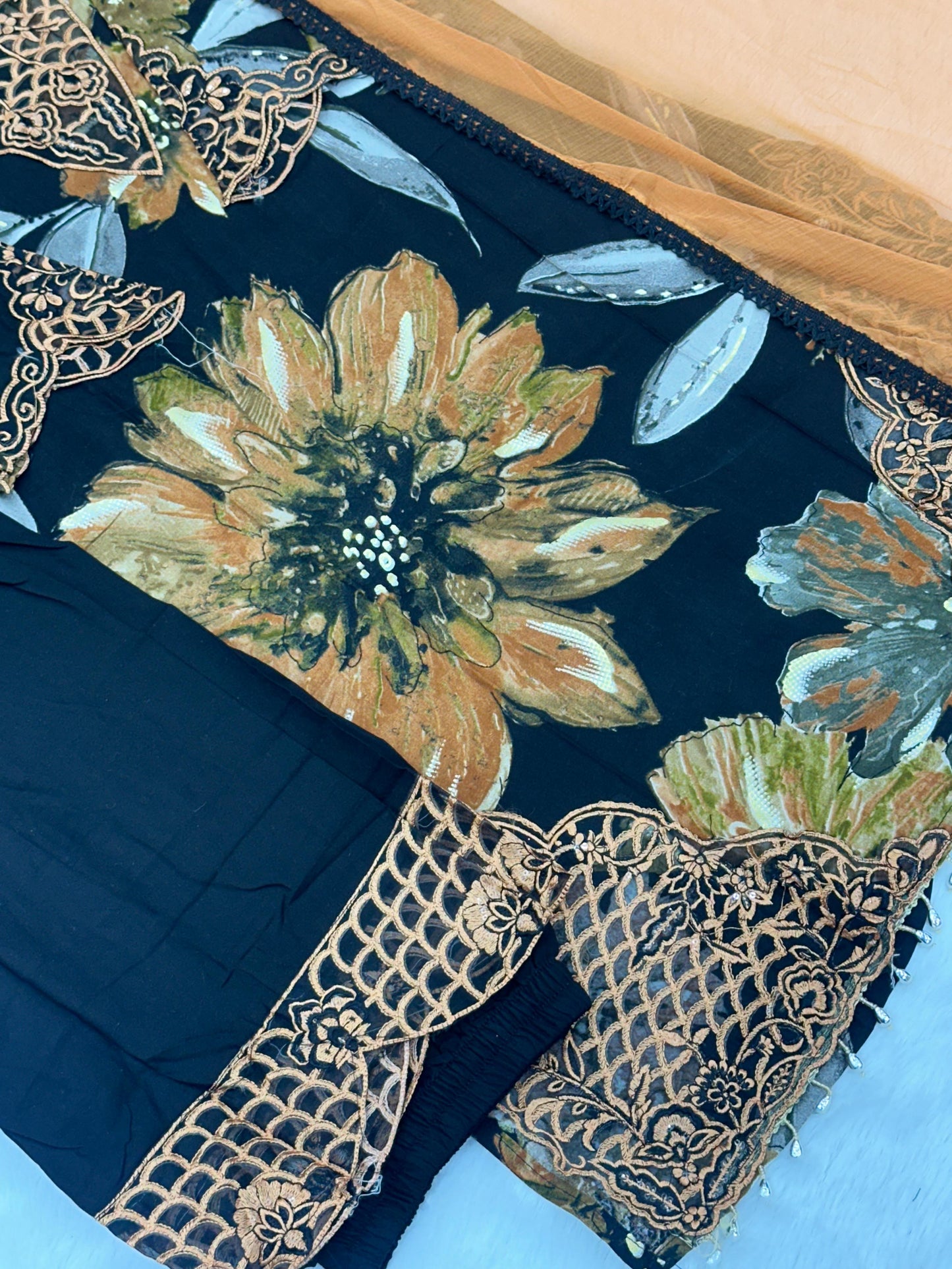790 Readymade Pakistani Printed Coord-Set