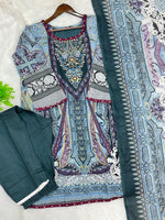 1306 Pakistani Embroidered Suit - Vandana Aarzu